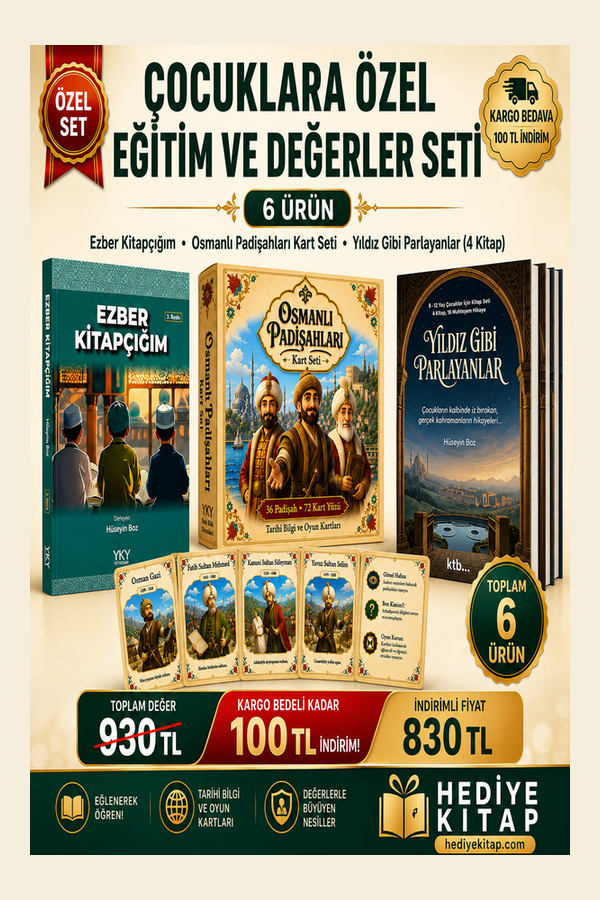 Çocuklara Özel Eğitim ve Değerler Seti (6 Ürün)